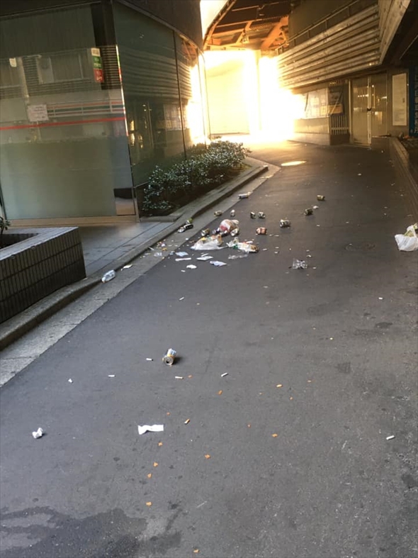 恵比寿駅前の立ち飲みゴミ問題の続報 恵比寿新聞